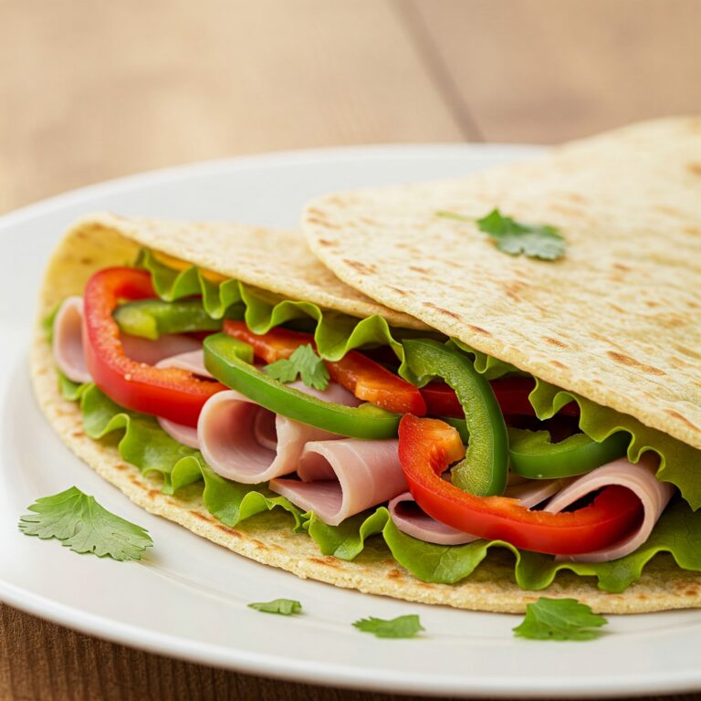 Rychlá zapečená tortila z trouby (aneb „co dům dal“) – za 15 minut hotovo!