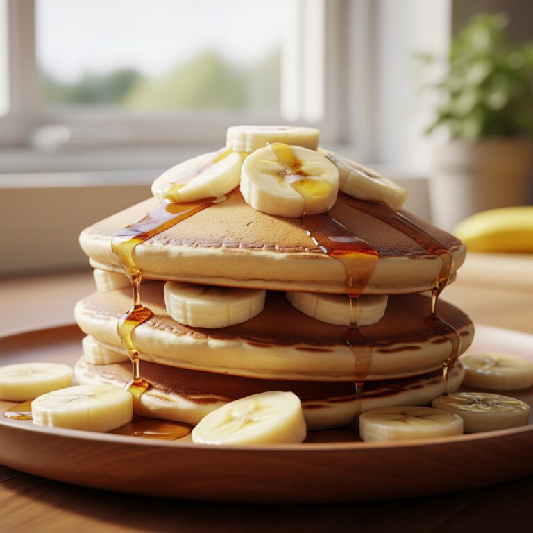 Bleskové banánové lívance aneb snídaně, co nestihne vystydnout