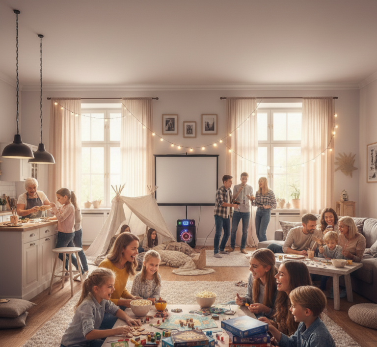 10 tipů na zábavu doma, které baví celou rodinu i přátele