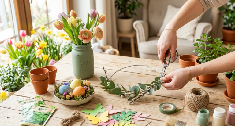 Jarní restart pro váš domov: 5 kreativních nápadů, které zvládnete i u kávy