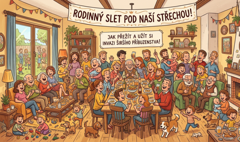 Rodinný slet pod vaší střechou: Jak přežít a užít si invazi širšího příbuzenstva!